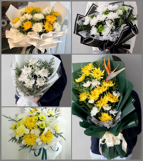 广东清远市佛冈县水头镇莲瑶村白事花束代送